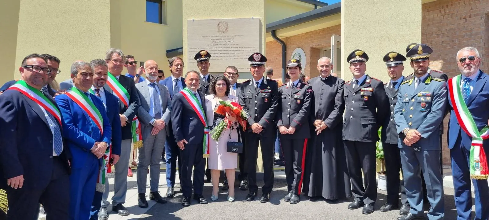Santa Elisabetta inaugura la caserma intitolata al maresciallo Guazzelli