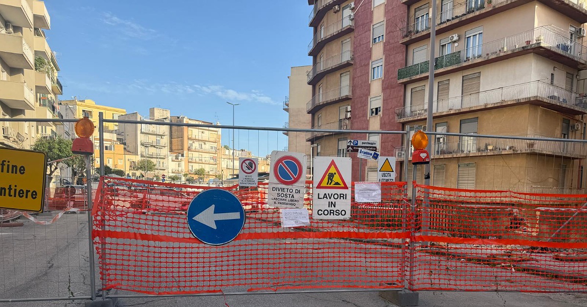 Lavori in via Cappuccini a Sciacca, ci vorranno 10 giorni per riaprire la strada al transito