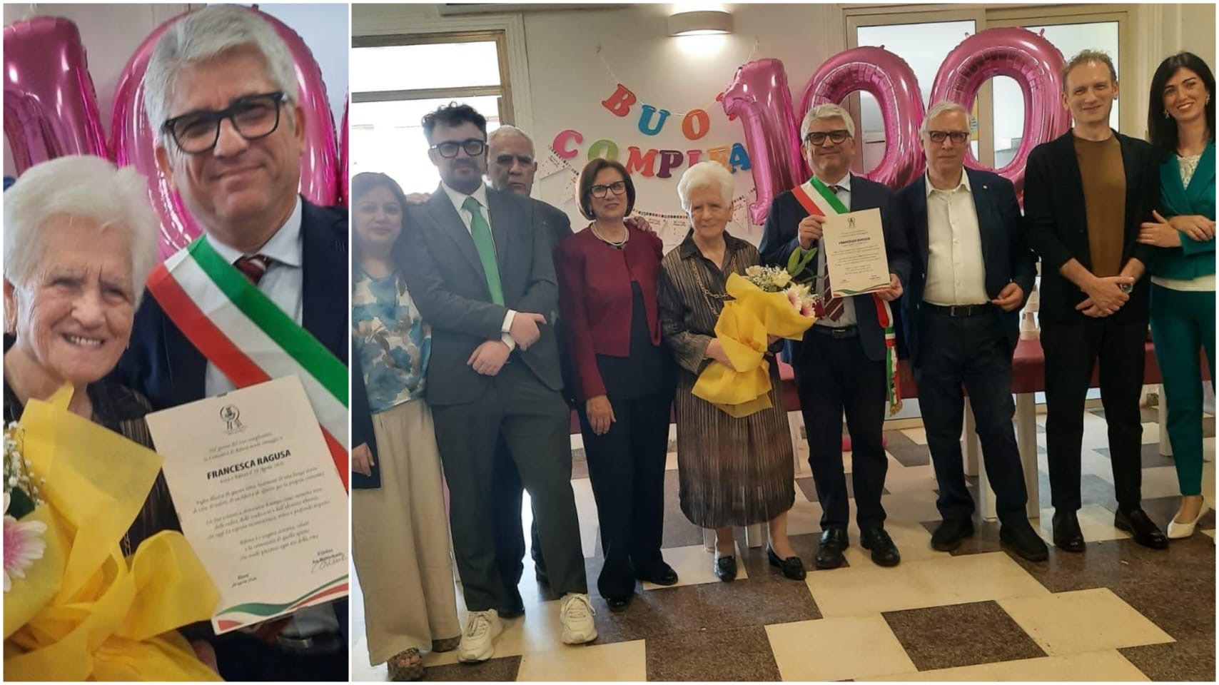 Nuova centenaria a Ribera, festa per Francesca Ragusa