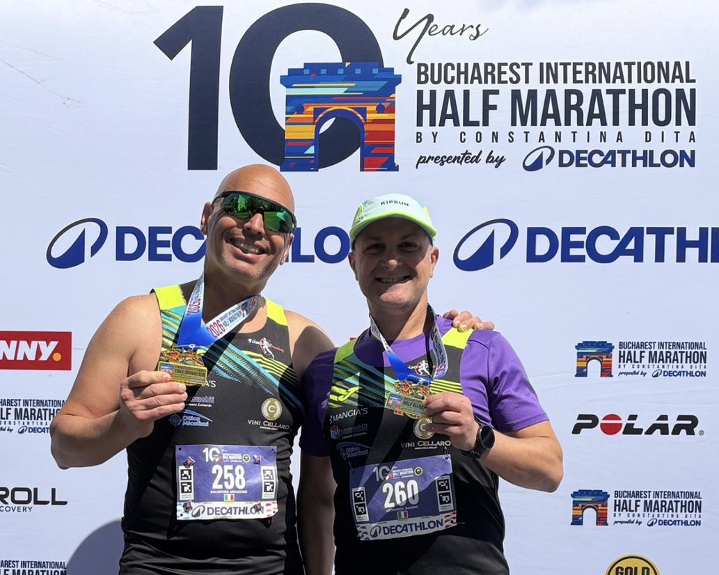 Marino e Ardizzone di Sciacca oggi alla mezza maratona di Bucarest