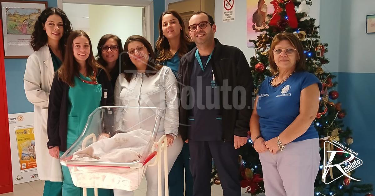 Di Bivona la prima nata del 2026 al Giovanni Paolo II di Sciacca